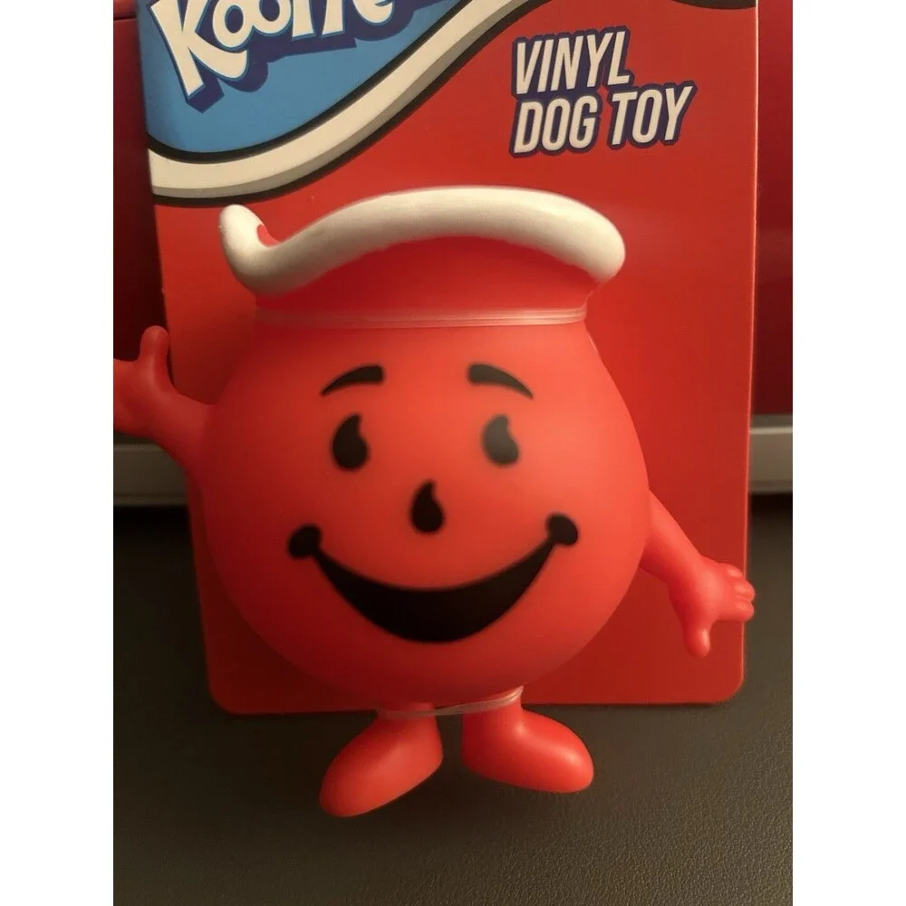 Kool-Aid Man Dog Toy Vinyl Squeaker Toy : NWT